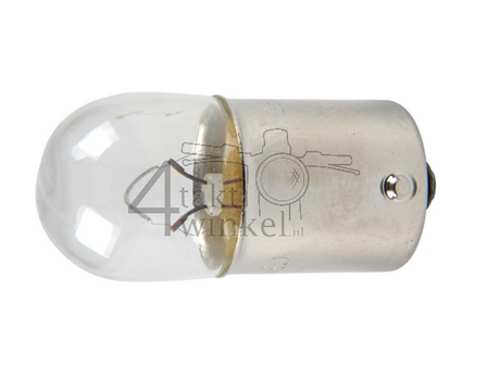 Gl&uuml;hlampe BA15-S, 12 Volt, 10 Watt, 17mm kleine Gl&uuml;hlampe