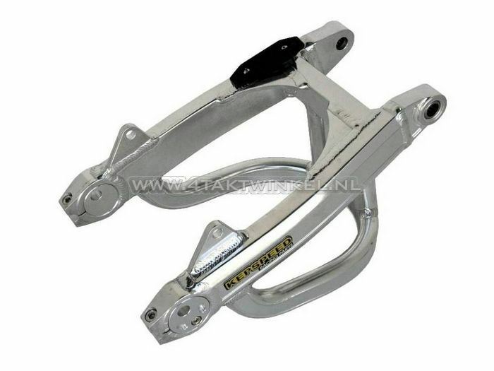 Schwinge Monkey Aluminium, Kepspeed, Exzentrischer Kettenspanner, L&auml;nge: + 4 cm, mit St&uuml;tze