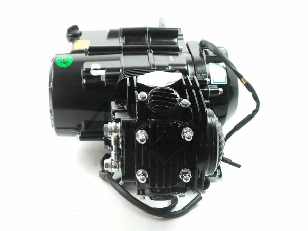 Motor, 140cc, halbautomatisch, YX, 4-Gang, Anlasser, schwarz