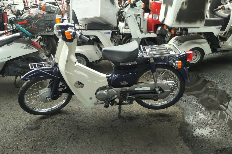 ERWARTET: Honda C50 NT Japanisch, Blau, 5504 km