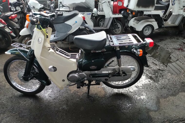 ERWARTET: Honda C90 NT, Japanisch, Gr&uuml;n, 7042 km