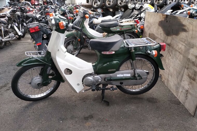 ERWARTET: Honda C50 NT, Japanisch, Gr&uuml;n, 14507 km