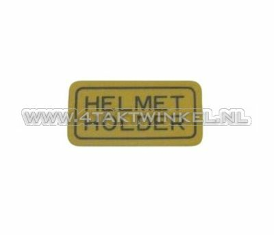 Aufkleber Helmet Holder, original Honda