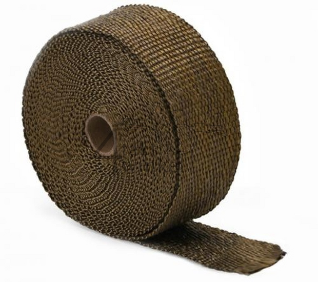 Auspuff Hitzeschutzband, 50 mm x 5 m, beige