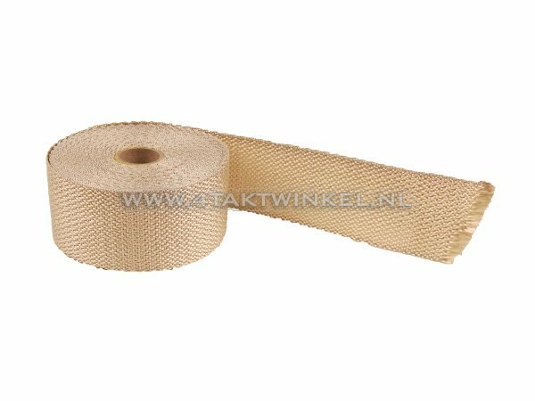 Auspuff Hitzeschutzband, 50 mm x 10 m, beige