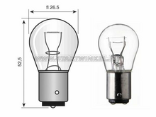 Gl&uuml;hlampe BA15-S, 12 Volt, 21 Watt gro&szlig;e Gl&uuml;hlampe