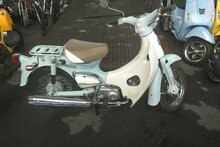 ERWARTET: Honda C50 Little Cub, Japanisch, Hellblau, 3342 km