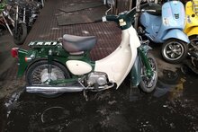 ERWARTET: Honda C50 Little Cub, Japanisch, Gr&uuml;n, 8302 km