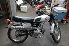 ERWARTET: Honda CL50 Benly, Japanisch, Schwarz, 8432 km