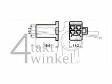 Anschluss japanisch, Stecker 4-polige weiblich