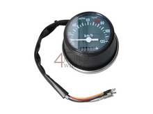 Tachometer, mit Sockel, passend f&uuml;r SS50, CD50, gr&uuml;ner Hintergrund