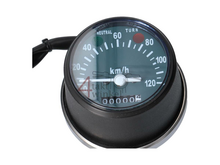 Tachometer, mit Sockel, passend f&uuml;r SS50, CD50, gr&uuml;ner Hintergrund