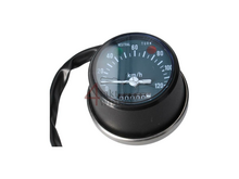 Tachometer, mit Sockel, passend f&uuml;r SS50, CD50, blauer Hintergrund