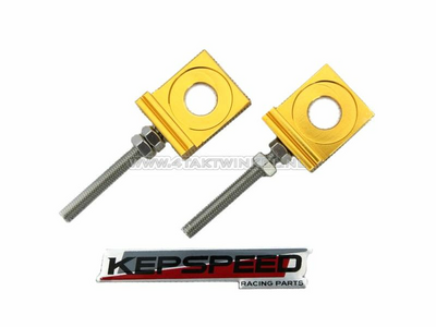 Kettenspanner Paar für C50, SS50, CD50 Kepspeed-Schwinge, Gold