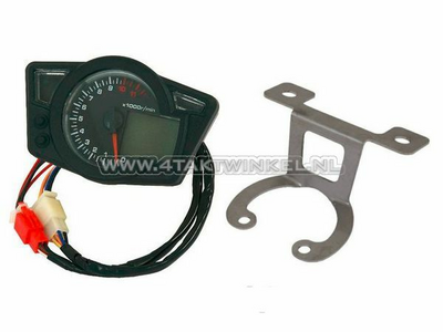 Tachometer Set, U/min und km/h digital, 10 zoll Version