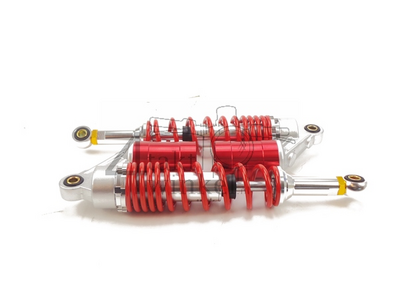 Stoßdämpfersatz 330mm gasgedämpft, mit Ausgleichsbehälter, rot