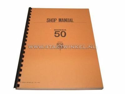 Werkstatthandbuch, Honda PS50, PC50 Englisch