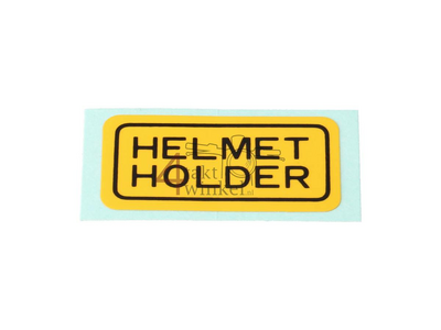 Aufkleber Helmet Holder, original Honda